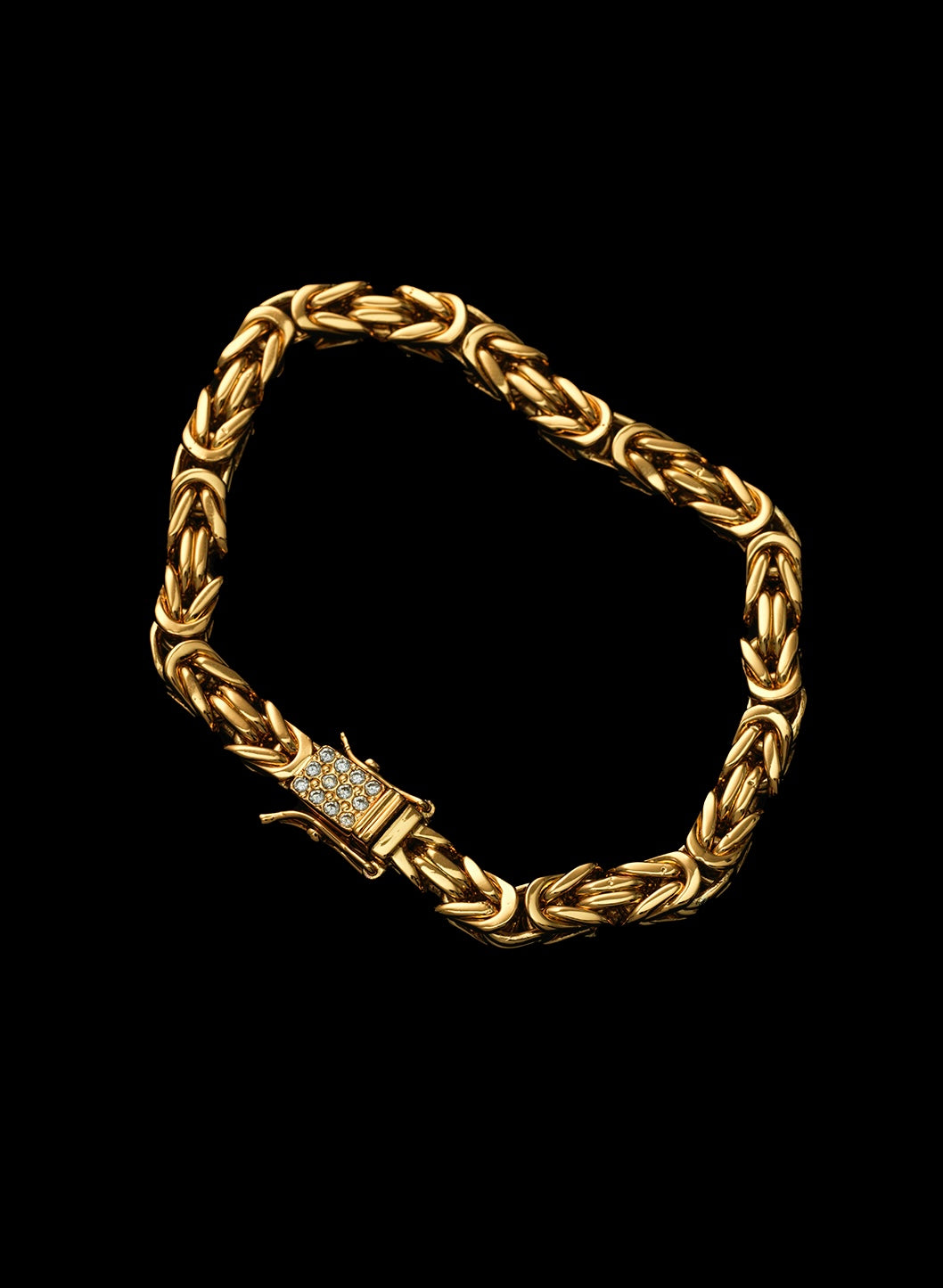 Byzantine Bracelet 6mm - 18K Gold Plated – Kejsar