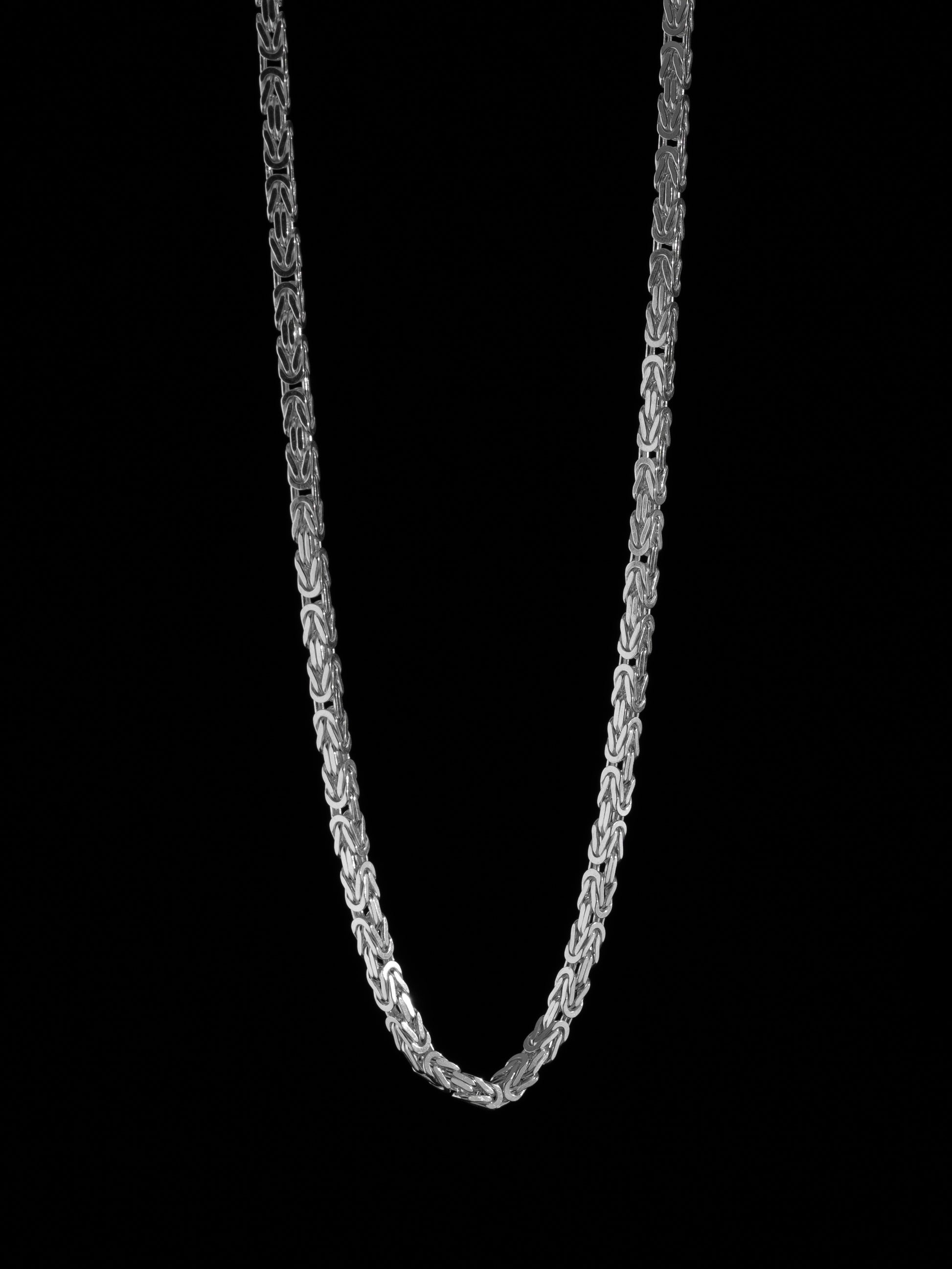 Kejsarlänk Halsband 4.5mm - 925 Silver - Kejsar