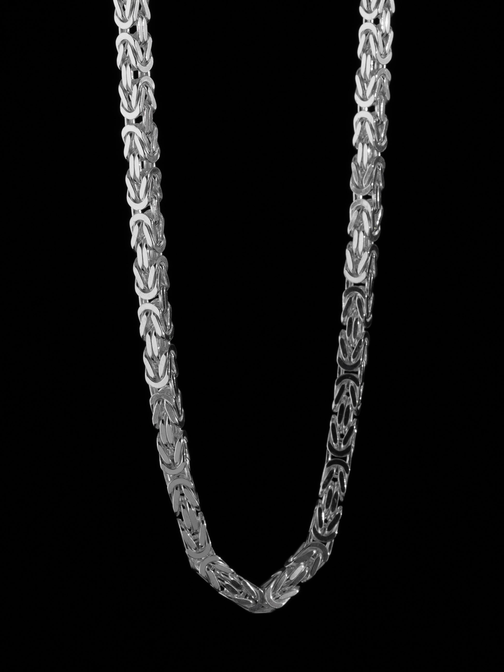 Kejsarlänk Halsband 6mm - 925 Silver - Kejsar