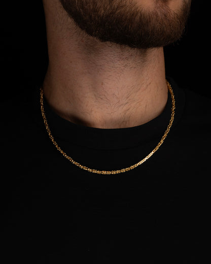 Rope Chain Necklace 3.5Mm - 18K Gold