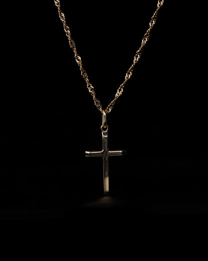 Cross necklace - 18K Gold