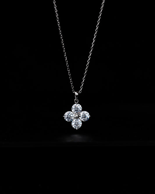 Four stone Diamond necklace