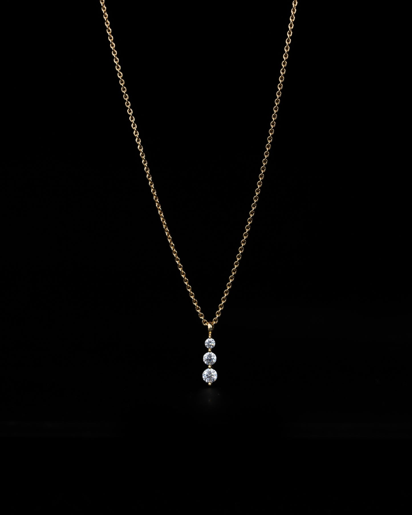 Teardrops Necklace - 18K Gold