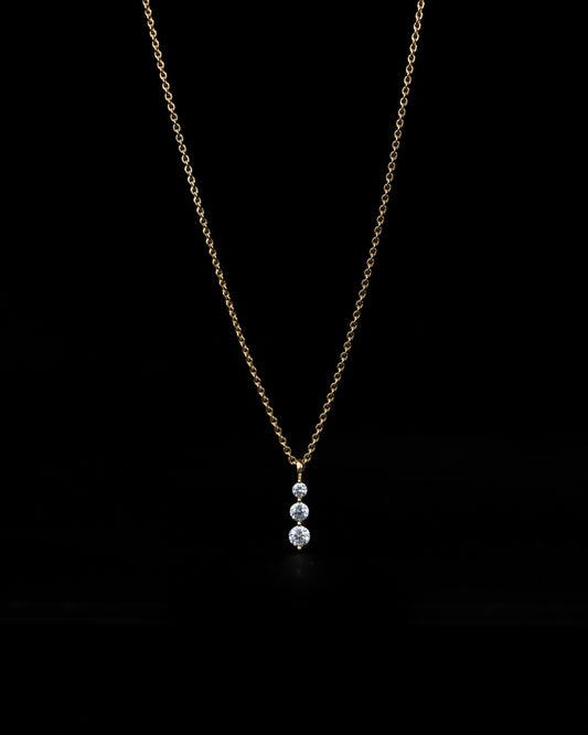 Teardrops Necklace - 18K Gold