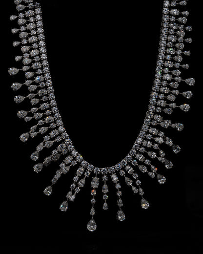 Diamond Waterfall Necklace