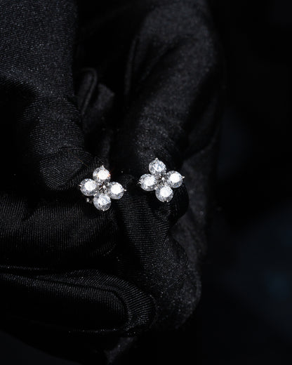 Four Stone Diamond Earrings