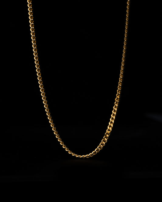 Rope Chain Necklace 3.5mm - 18K Gold