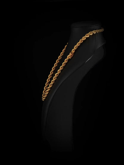 Collar Cordell 8mm - Chapado en Oro 18K