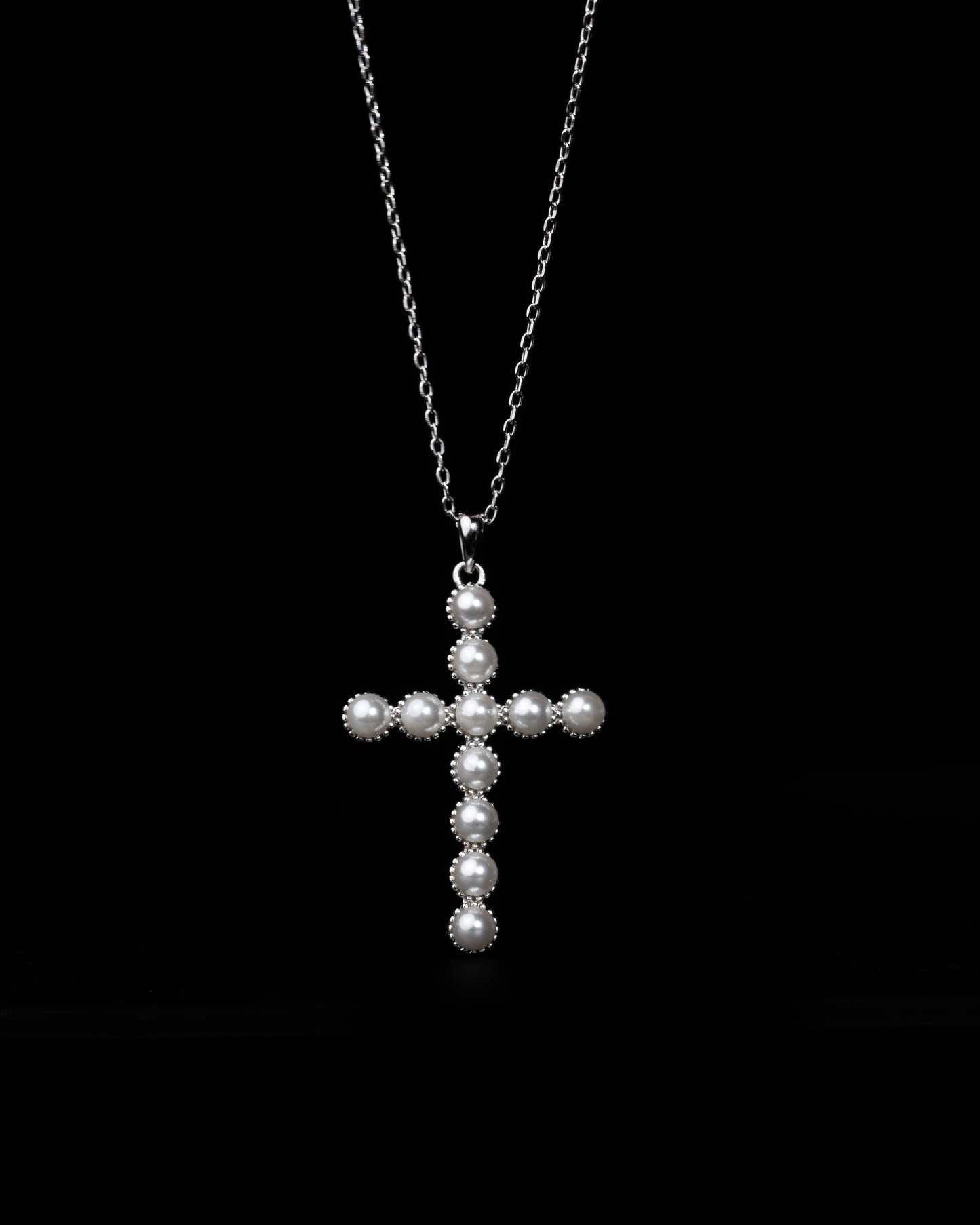 Cross of pearls