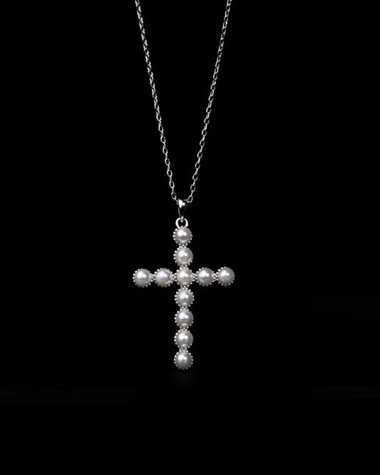 Cross of pearls