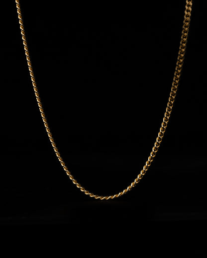 Rope Chain Necklace 3.5mm - 18K Gold